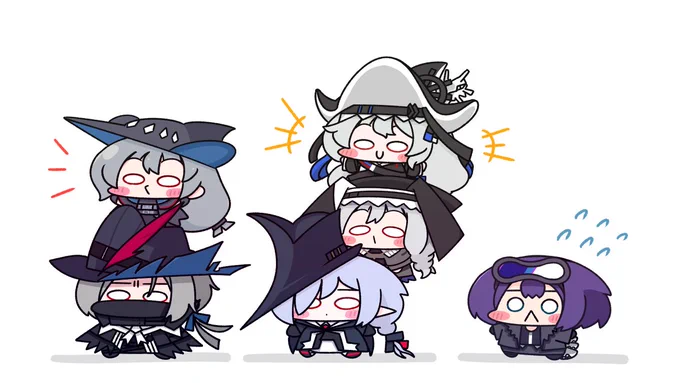 今日はアビサルちゃんず#アークナイツ #明日方舟 #Arknights 