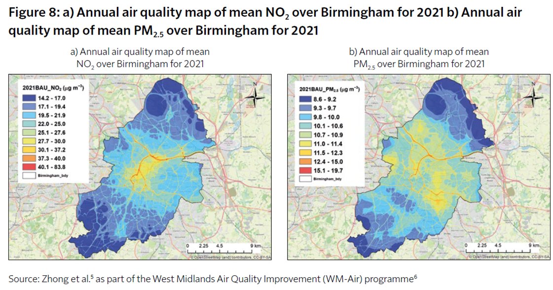 CMO_England's tweet image. (3/6) Air pollution is a particular challenge in cities, where the greatest levels of pollution are combined
with the highest concentrations of people. 
 
Transport emissions need special focus in cities.