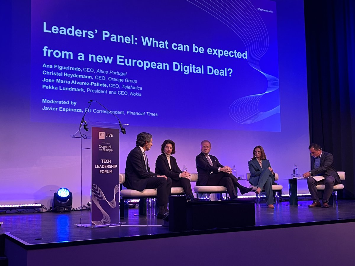 .<a href="/nokia/">Nokia</a> CEO <a href="/PekkaLundmark/">Pekka Lundmark</a>:
🇪🇺We need better coordination across institutions - including the EU ones- and major simplification. Particularly for smaller companies.
📊A smaller number of financially strong players can help build scale, while improving ARPU is key.
#TechLeadership