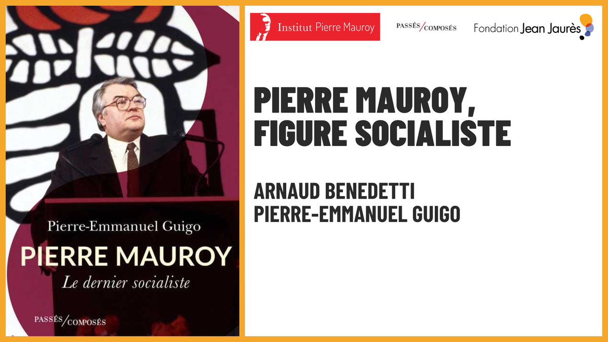 Fondation Jean-Jaurès (@j_jaures) on Twitter photo 🎥 La biographie historique de Pierre Mauroy de <a href="/GUIGO_PE/">Guigo P-E</a>, s’appuyant sur des archives inédites et des entretiens, a été présentée par la Fondation et l’Institut Pierre Mauroy, animée par <a href="/Benedetti65/">Benedetti arnaud</a>, rédacteur en chef de la <a href="/RevuePol/">Revue Politique</a>.
jean-jaures.org/videos-podcast… 🎥 La biographie historique de Pierre Mauroy de <a href="/GUIGO_PE/">Guigo P-E</a>, s’appuyant sur des archives inédites et des entretiens, a été présentée par la Fondation et l’Institut Pierre Mauroy, animée par <a href="/Benedetti65/">Benedetti arnaud</a>, rédacteur en chef de la <a href="/RevuePol/">Revue Politique</a>.
jean-jaures.org/videos-podcast…
