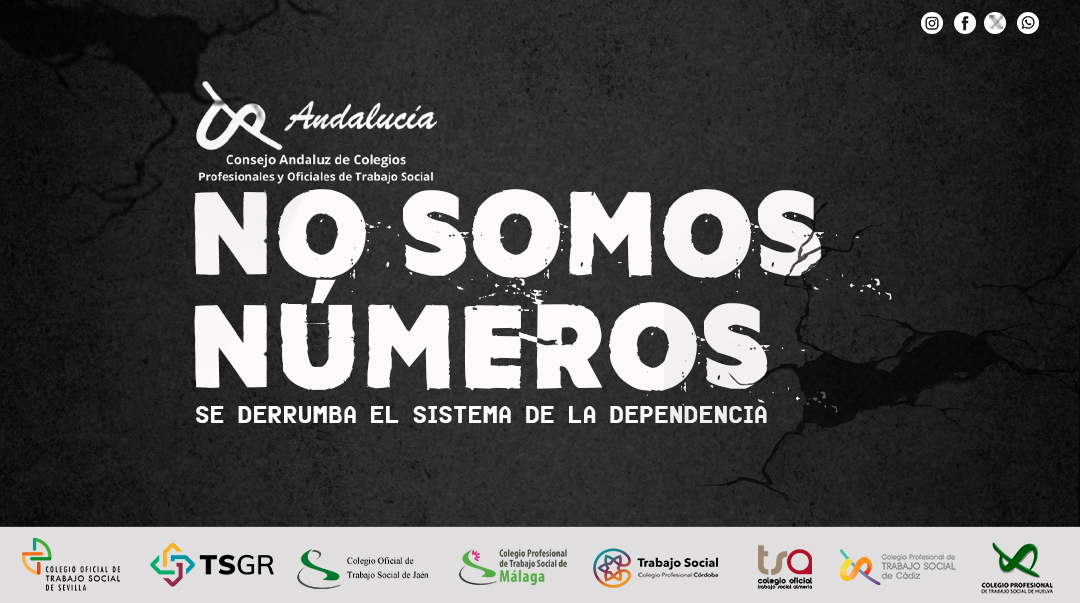 NO SOMOS NÚMEROS. Se derrumba el sistema de la dependencia.

#dignidad #justicia #dependencia #trabajosocial  #derechos #recursos #trabajadoressociales #derribo #dependencia #juntadeandalucia #manifestacion #ironia #ts #derrumbe #igualdad  #juanmamoreno #ayuda #malagestion