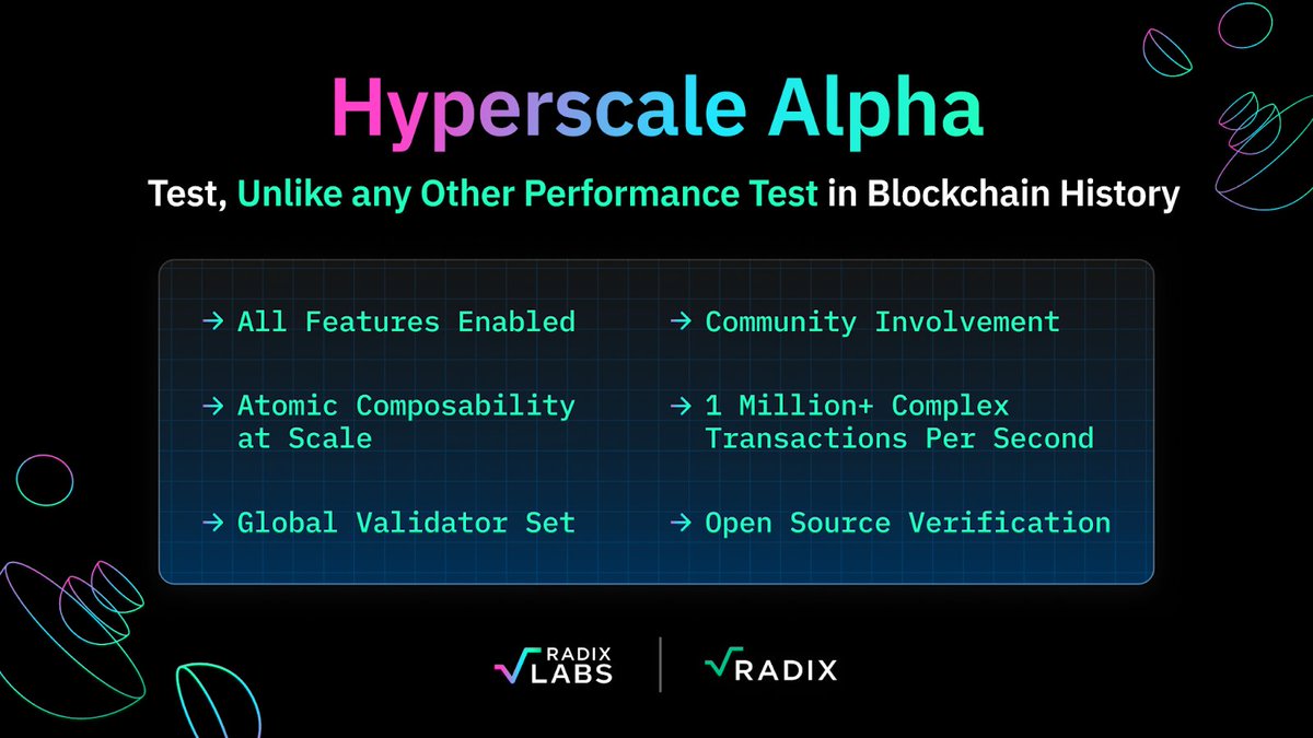 lukas.xrd (@lu5st) on Twitter photo <a href="/cz_binance/">CZ ๐ถ BNB</a> you'll be convinced about the 1 million TPS Hyperscale live demo on December 18: radixdlt.com/labs <a href="/cz_binance/">CZ ๐ถ BNB</a> you'll be convinced about the 1 million TPS Hyperscale live demo on December 18: radixdlt.com/labs