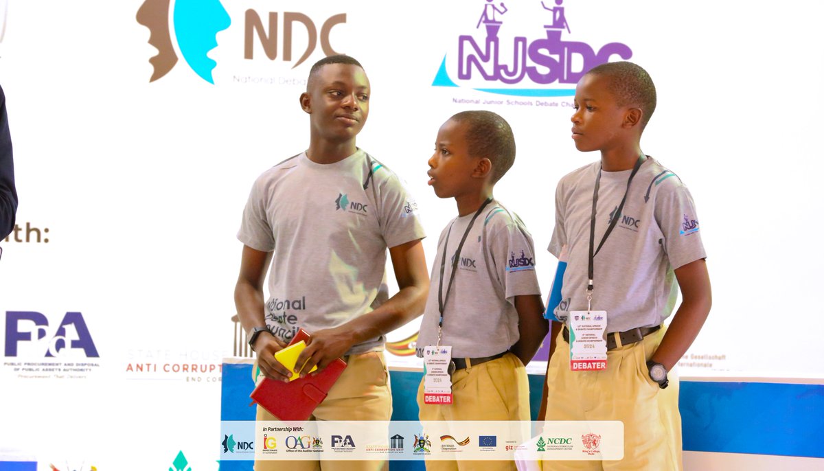 NDCUganda's tweet photo. Forget the syllabus, this is the real education

Parental Care P.S. vs Mbarara Municipal School were debating the future of learning in the #4thNJSDC Finale

Relive the showdown: https://t.co/gleYIKn4bg 
#12thNSDC #DebateUG https://t.co/hpAJwliu1F
