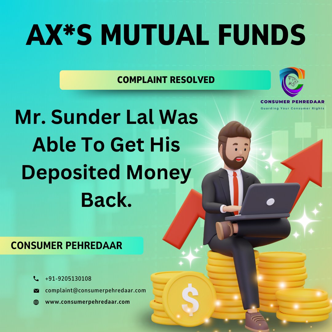 CPehredaar's tweet photo. Consumer Complaint Resolved By CONSUMER PEHREDAAR  https://t.co/Qr0WX3I0GE  #ConsumerRights #consumercomplaints #India #consumercourt #MutualFunds https://t.co/qpYCe8wgmB