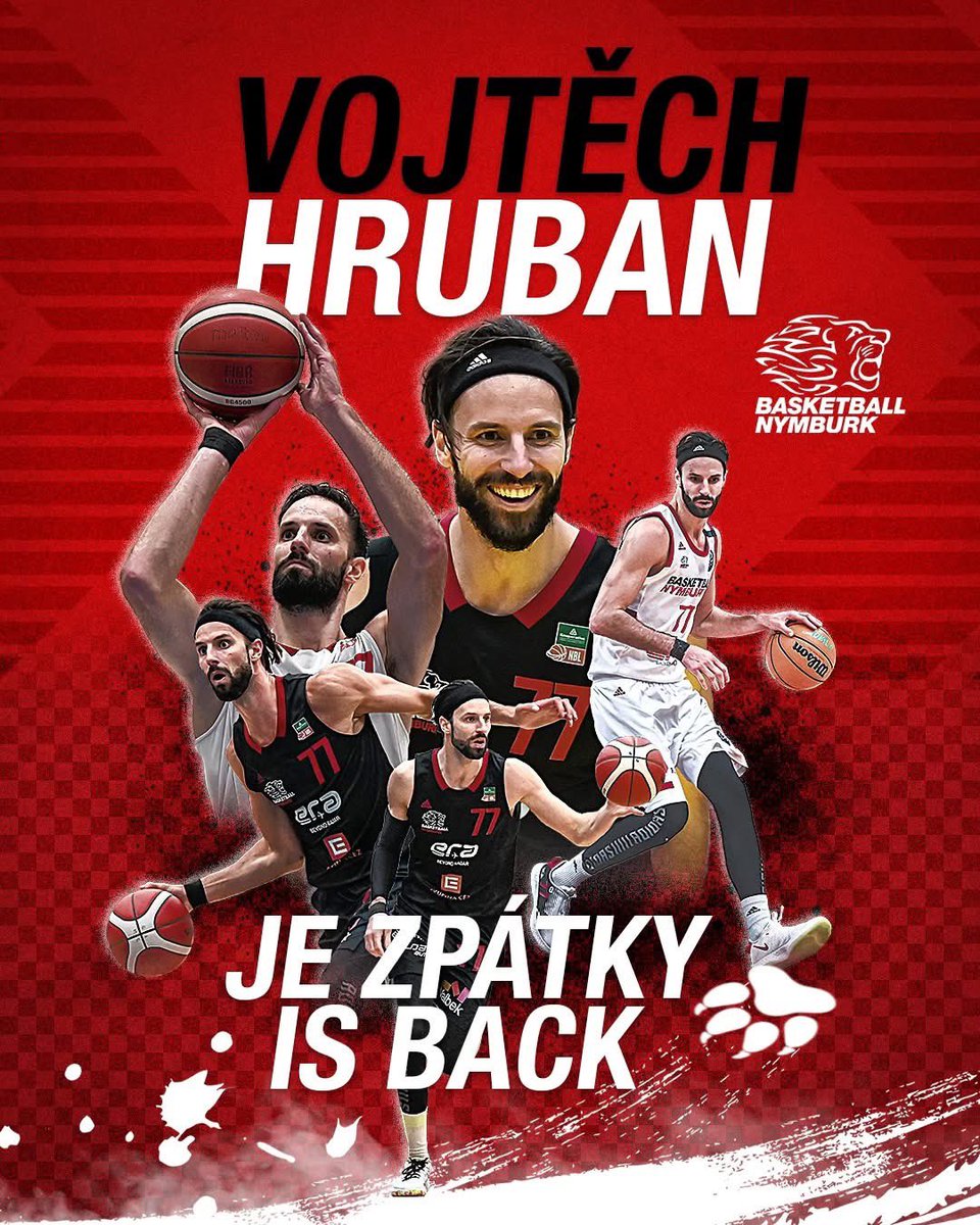 Back in <a href="/basketnymburk/">ERA Basketball Nymburk</a> 💪🏻 and in <a href="/BasketballCL/">Basketball Champions League</a> 🙌🏻! <a href="/VojtaHruban/">Vojta Hruban</a>
#IAMFamily #BasketballCL