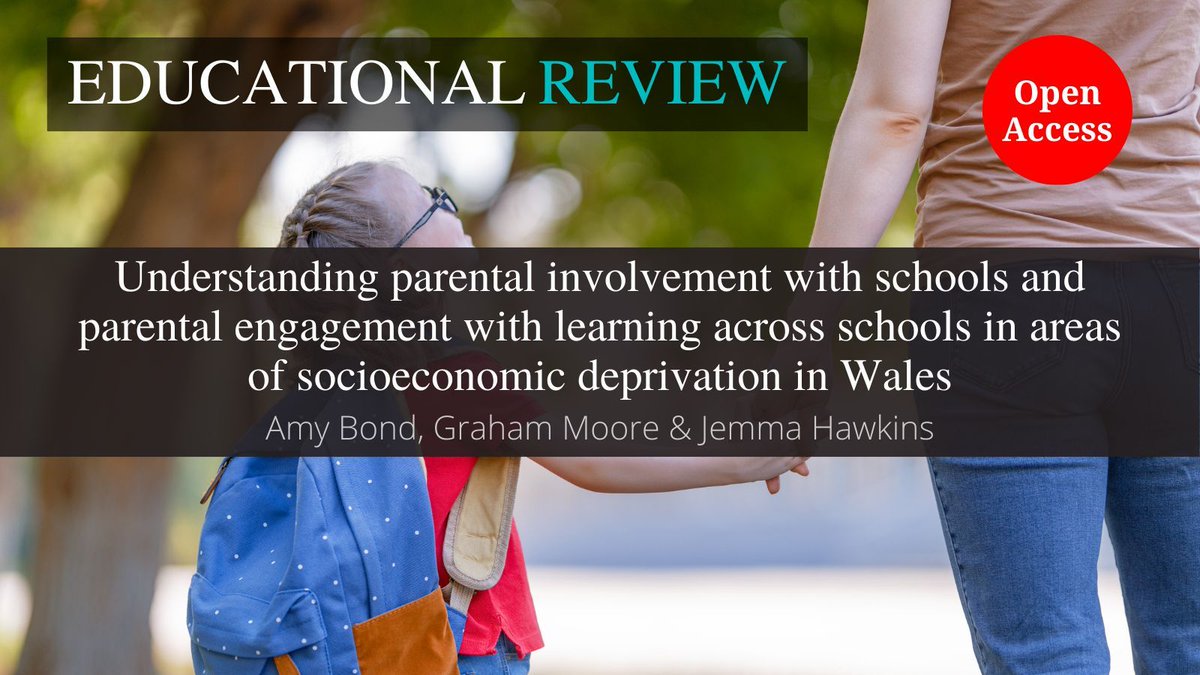 Educational Review (@edreview) on Twitter photo To improve engagement, schools must embrace a broader view of "learning." 📖 This #OpenAccess article by <a href="/AmyBond30/">Dr Amy Bond</a>, Graham Moore & Jemma Hawkins offers essential insights for transforming education in deprived areas 👇
buff.ly/3VwT5Ro To improve engagement, schools must embrace a broader view of "learning." 📖 This #OpenAccess article by <a href="/AmyBond30/">Dr Amy Bond</a>, Graham Moore & Jemma Hawkins offers essential insights for transforming education in deprived areas 👇
buff.ly/3VwT5Ro