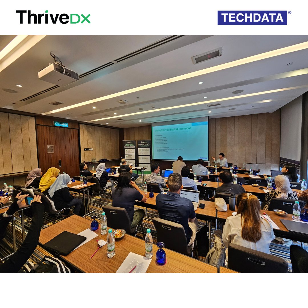 TechdataSystems's tweet image. The success of the ThriveDX Event would not have been possible without the invaluable support of Clifford Ang and Mr. Yong.

Your insightful contributions and expertise played a pivotal role in making this session both engaging and impactful. 

#TechdataSystems #ThriveDx