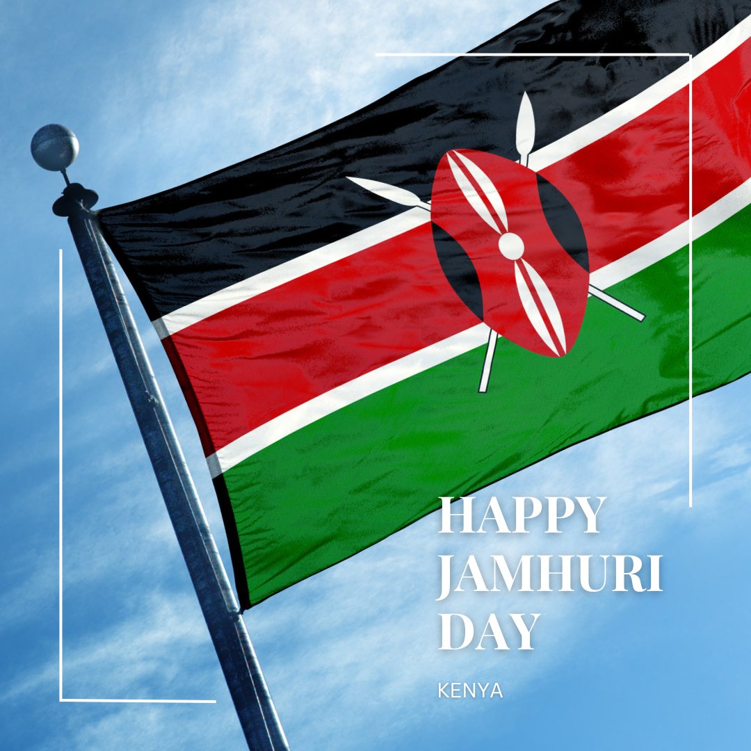Kenya🇰🇪 became an independent country today on December 12 1963.

Wishing all Kenyans a Happy Jamhuri Day.