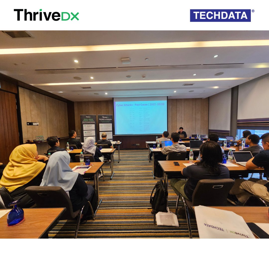 TechdataSystems's tweet image. The success of the ThriveDX Event would not have been possible without the invaluable support of Clifford Ang and Mr. Yong.

Your insightful contributions and expertise played a pivotal role in making this session both engaging and impactful. 

#TechdataSystems #ThriveDx