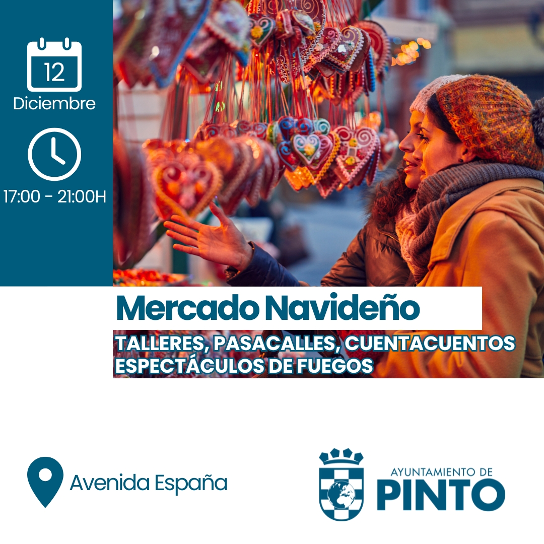 AytoPinto's tweet photo. 🎄✨ ¡Llegó el Día: Inauguramos el Mercado de la Navidad! 🎅❄️

📅 Desde hoy y hasta el domingo disfruta del Mercado Fantasía en la Avda. España, con más de cincuenta puestos comerciales y artesanales y muchas actividades para toda la familia

ℹ️+Info.👉 https://t.co/O8hXcviLE4 https://t.co/wCWsRBlRDH
