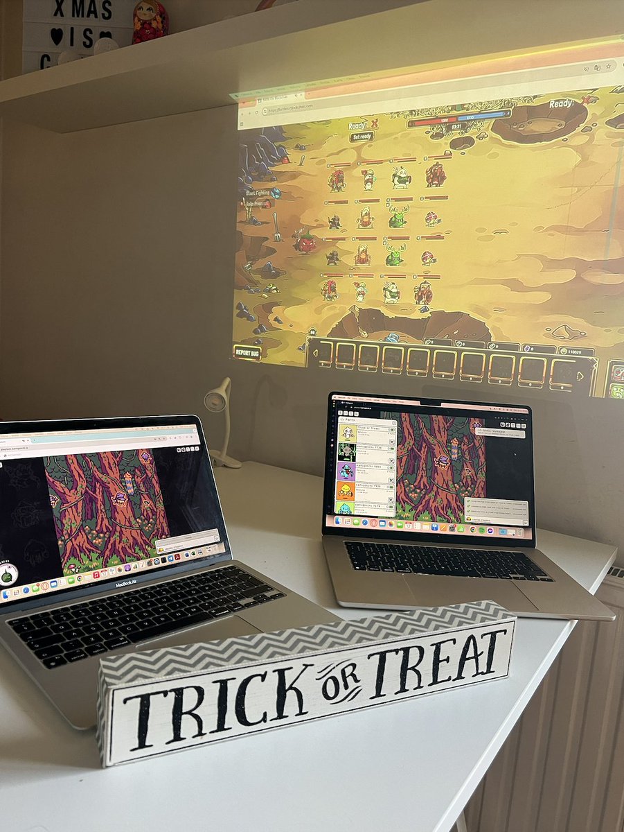 Plan for today is simple:

- Finishing 40 lvl in <a href="/kamigotchiworld/">Kamigotchi</a> on Trick or Treat! (80% done).
- Testing <a href="/YeomenAI/">Yeomen AI</a> auto feeding bot.
- Strategy testing in <a href="/battleforblock/">Battle for Blockchain</a>!

Write down yours :)