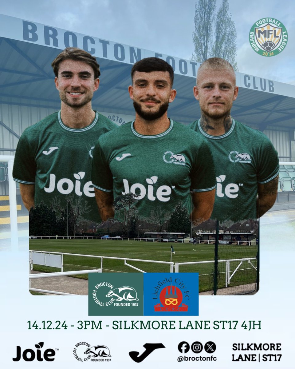 Table toppers <a href="/lichfieldcityfc/">Lichfield City FC</a> travel to Silkmore Lane on Saturday, sitting 1 point ahead of us in 2nd.

With potential for a larger than usual gate, please arrive early &amp; in full voice to support The Badgers in what is sure to be a tough test against a top side. 

#GreenArmy 🦡