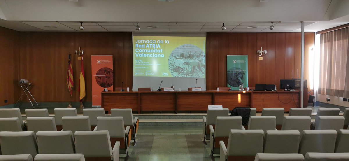 CoopsAgroCV's tweet photo. Todo preparado para que a partir de las 10:30 horas, comience el Servicio de Sanidad Vegetal de @GVAagricultura nuestra tradicional jornada de final de año de la #RedATRIACV https://t.co/o3S4PiXizW