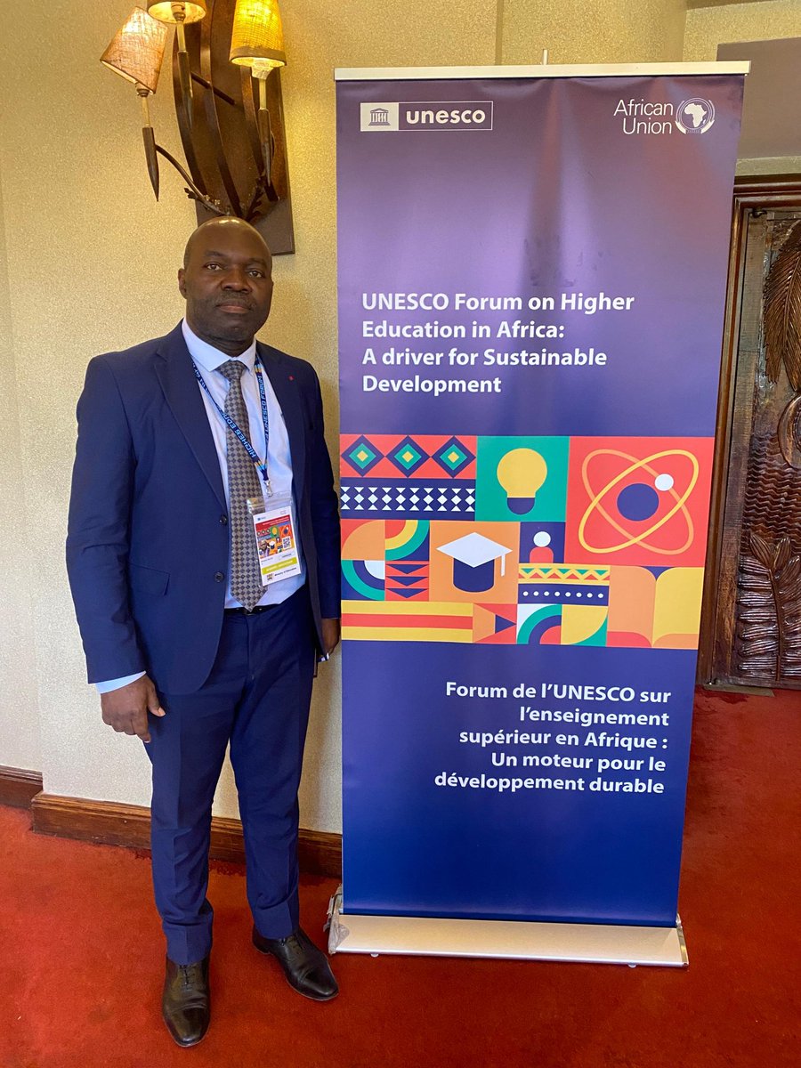 RR_IAI_Abanda's tweet photo. 🎓🌍 Honoré d'avoir participé au Forum de l'UNESCO sur l'enseignement supérieur en Afrique. Ensemble, nous avons exploré l'élargissement du projet CFIT 3 et renforcé les liens universités-industries pour une éducation au service du développement durable. ✨💡 #CFIT3 #Éducation #DéveloppementDurable