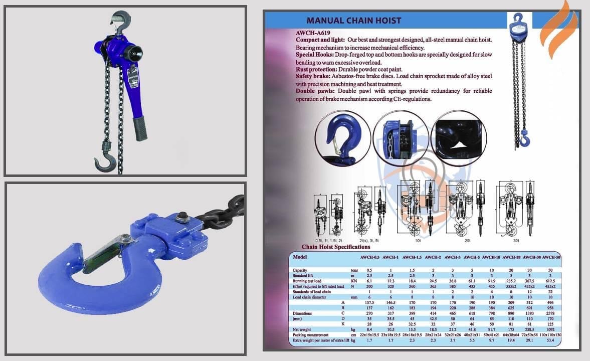 servetechliftng's tweet photo. A manual chain hoist is a portable, hand-operated lifting device used to lift, lower, and move heavy loads. It consists of a chain wrapped around a manual crank handle, which is turned to lift or lower the load. https://t.co/lwvKlq4NLY