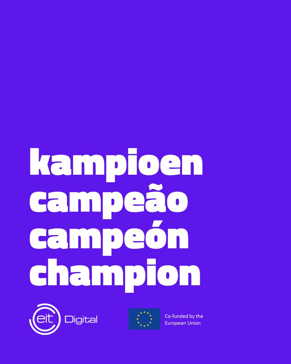 cinfoTV's tweet photo. It is an honor to announce that we have been selected as finalists for the EIT Digital Champions 2025 by @EITDigital. 🎉
This recognition reflects the effort and passion we put into what we do, as well as the impact of innovation in our sector. https://t.co/2Q9GnfjvKg
