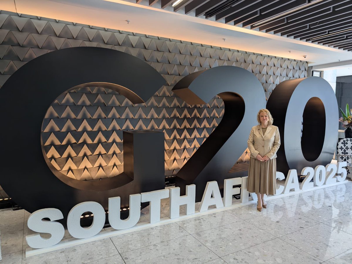 Commend #G20SouthAfrica for excellent start of the <a href="/g20org/">G20 United States</a> Presidency &amp; well-thought priorities aimed at lifting growth, reducing inequalities, ensuring food security &amp; financing for development. Russia stands ready with Africa to support #Solidarity #Equality #Sustainability