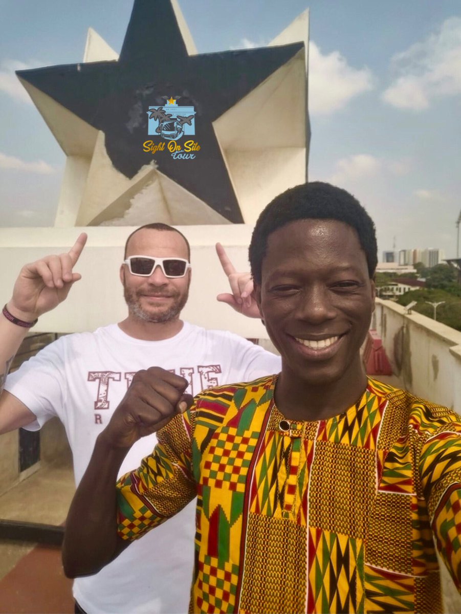 SightOnSiteTour's tweet photo. Brandon Yaw McCullum had a historical Accra Walking to the l 
Black Star Square 
Nationalism Park
Accra Art and Craft Center 
Kwame Nkrumah Memorial Park
December In Ghana is here  
+233 274 323 670 OR +233 241 625 227 
#decemberinghana #visitghana #ShareGhana #experienceghana https://t.co/AtEGoAuUT9