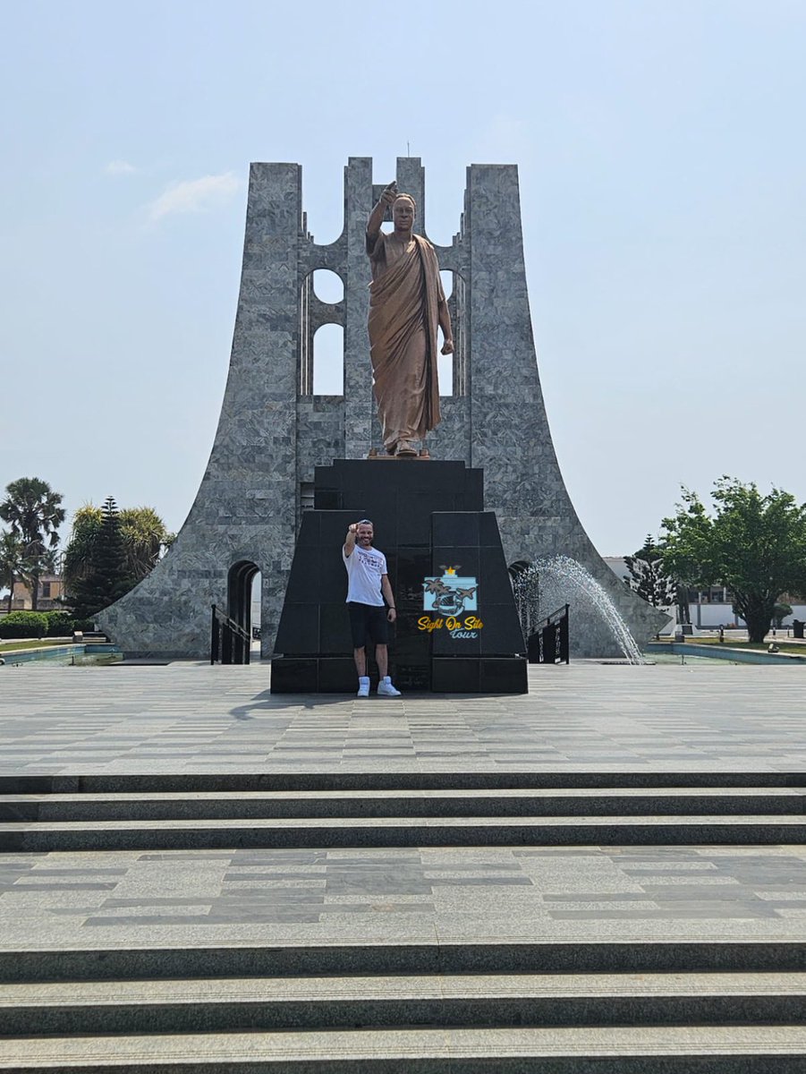 SightOnSiteTour's tweet photo. Brandon Yaw McCullum had a historical Accra Walking to the l 
Black Star Square 
Nationalism Park
Accra Art and Craft Center 
Kwame Nkrumah Memorial Park
December In Ghana is here  
+233 274 323 670 OR +233 241 625 227 
#decemberinghana #visitghana #ShareGhana #experienceghana https://t.co/AtEGoAuUT9