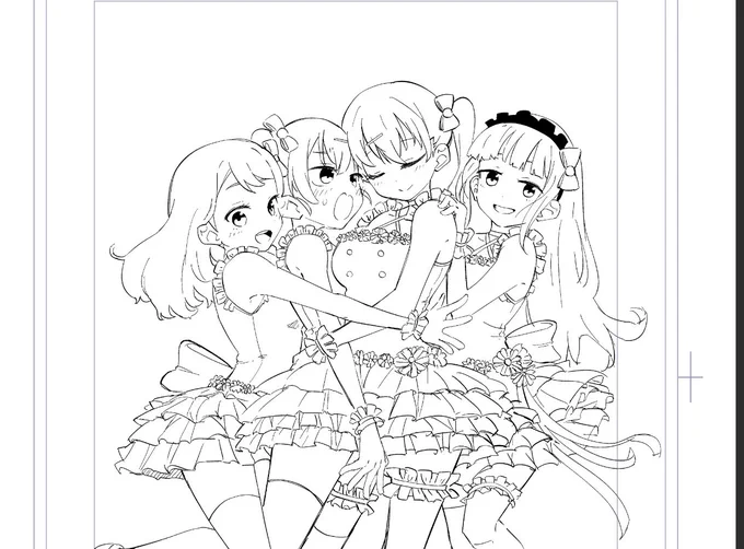 冬コミ内容と全然関係ないけどおまけでアイラとペネロペとてんこい描いてる

全員初めて描いたぞ 