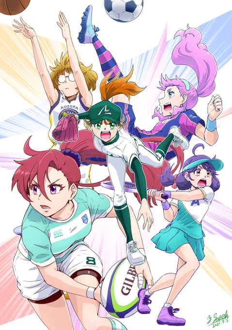 これはあすか先輩がテニス部だと判明する前に勝手に描いたトロピカってる運動部 