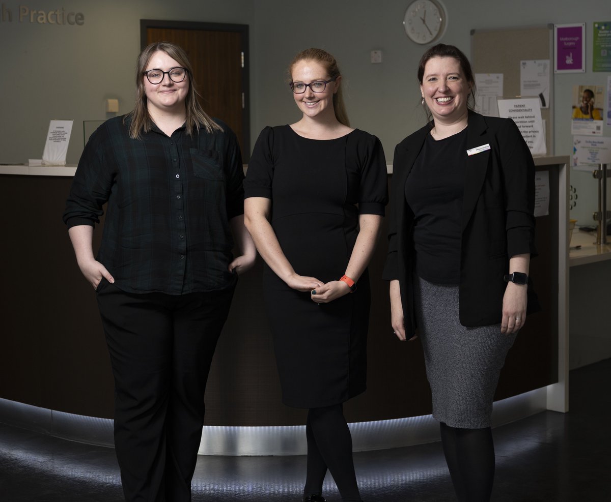 Here's another chance to meet our pharmacy team...

Izzy Gilbert, pharmacy technician, and Lucy Addison and Helen Arthur, our clinical pharmacists, are the people that manage medication and prescriptions for our patients and are key members of the surgery team