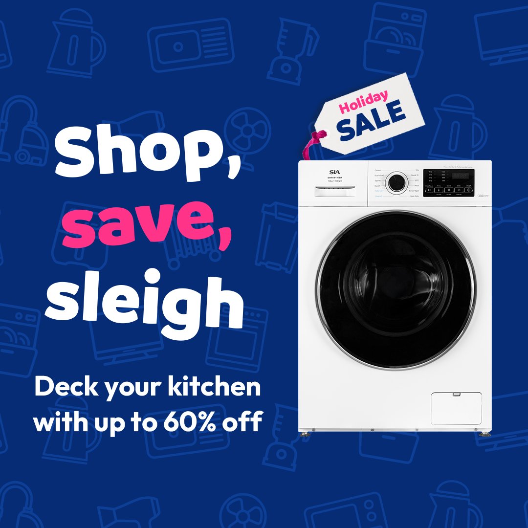 ‘Tis the season to sleigh the savings in our Ho Ho Holiday Sale! 🎁

No need to wait for the big day—whether you’re eyeing a new air fryer or finally upgrading that old oven, there’s something for every home.