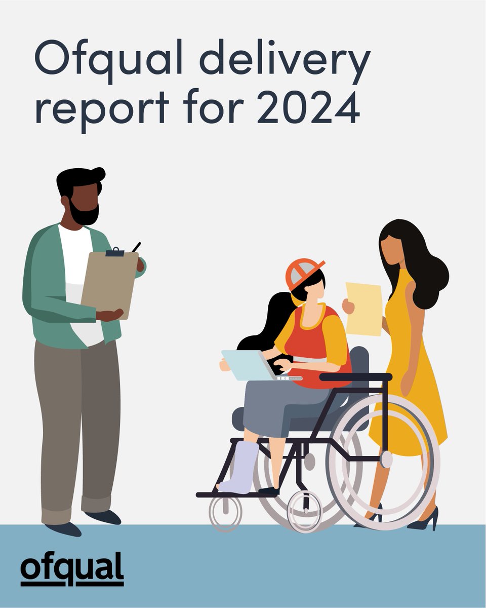 Want to know the story behind the successful delivery of 7 million qualifications including GCSEs, AS and A levels, vocational and technical qualifications and apprenticeships in 2024? 

Find out in our delivery report: ⬇️ 

gov.uk/government/pub…