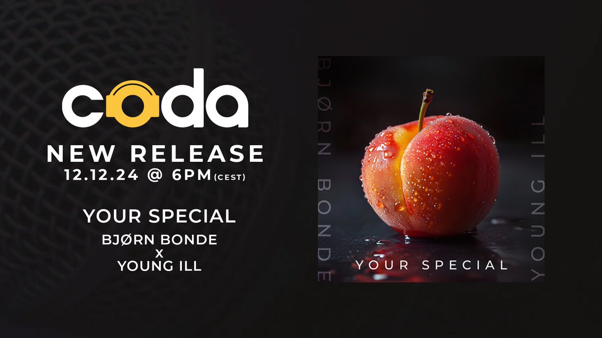 coda_digital's tweet image. New rights drop today! 🔥
A community airdrop from the @RustyRobotCC to their NFT holders for the latest single from Young ILL and Bjørn Bonde.
Listing goes live on Coda at 6pm CET today!
Check out the track:
youtube.com/watch?v=sAvmV0…