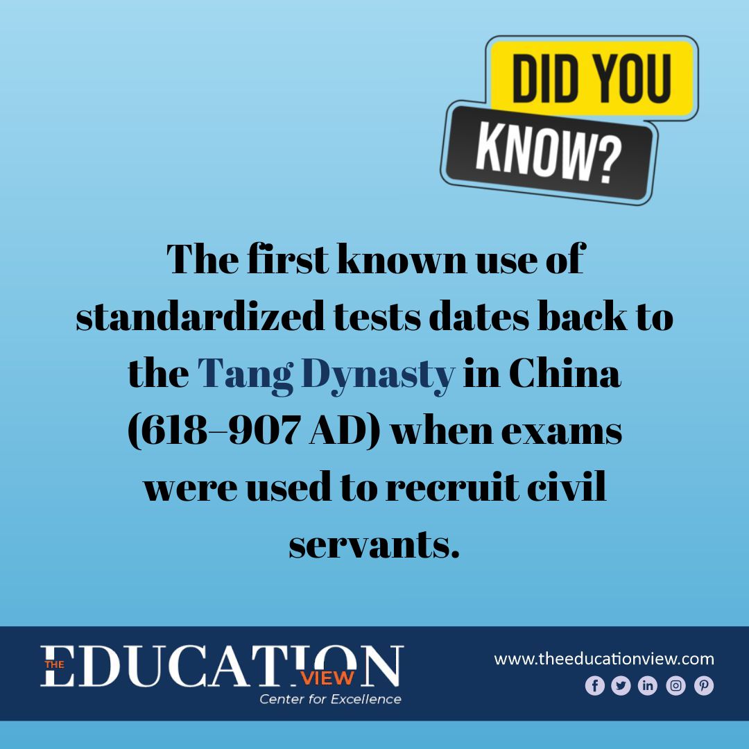 educationview_'s tweet image. Did you know? The roots of standardized testing stretch all the way back to the Tang Dynasty in China! 🇨🇳 In 618-907 AD, exams were used to recruit civil servants, shaping the future of assessments. 

#EducationHistory #StandardizedTests #TangDynasty #ChinaHistory