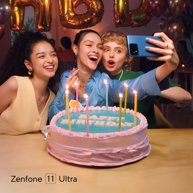 ASUS's tweet photo. With Zenfone 11 Ultra’s 0.7x wide-angle selfie feature, no one gets left out of the shot. Perfect for group selfies at your next celebration! 

https://t.co/2r8CtaiRu6

#Zenfone11Ultra #ExpandYourVision
#GroupSelfieGoals