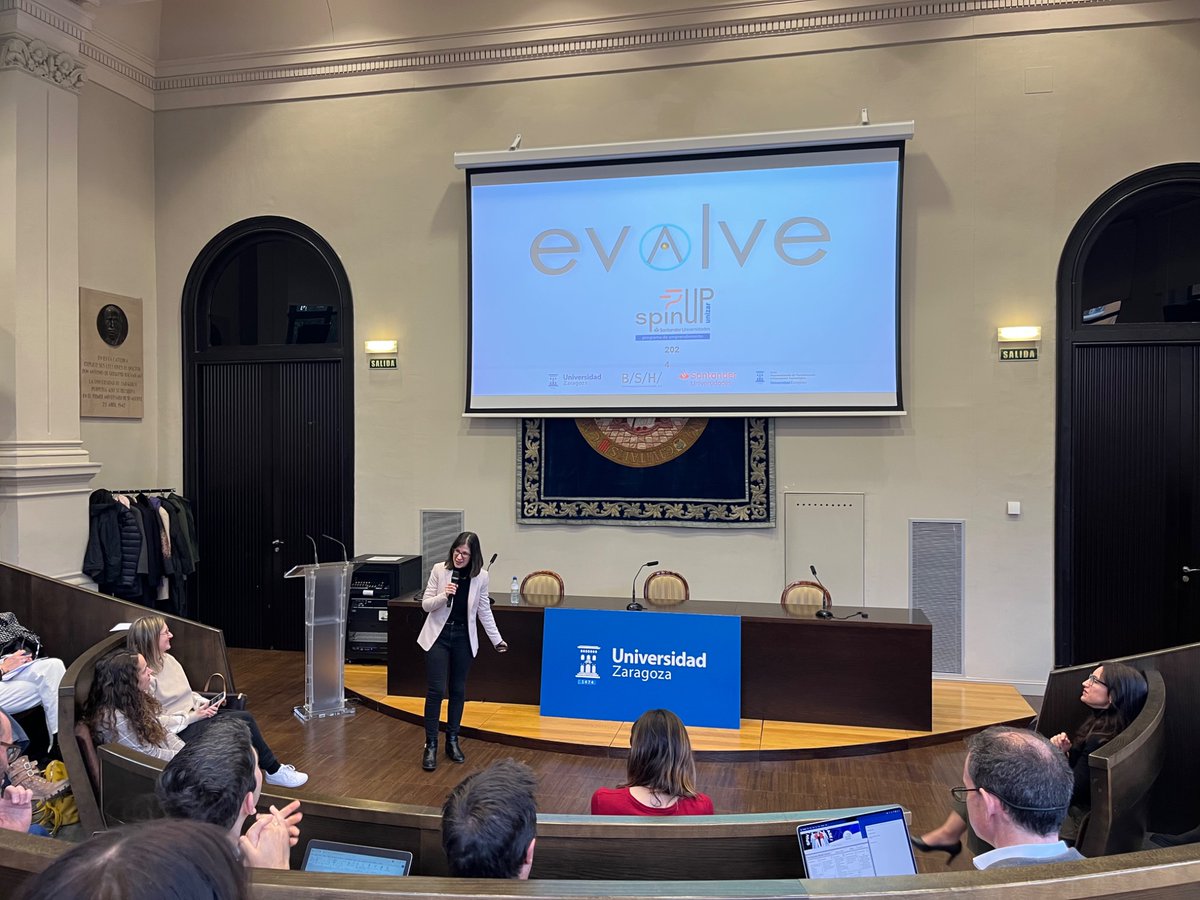 Ignacio Ochoa (@iochgar) on Twitter photo Today we are presenting our future spinoff !!!
#Ev@lve
Thanks to <a href="/unizar/">Universidad Zaragoza</a> for their support in this amazing novel adventure !!! Today we are presenting our future spinoff !!!
#Ev@lve
Thanks to <a href="/unizar/">Universidad Zaragoza</a> for their support in this amazing novel adventure !!!