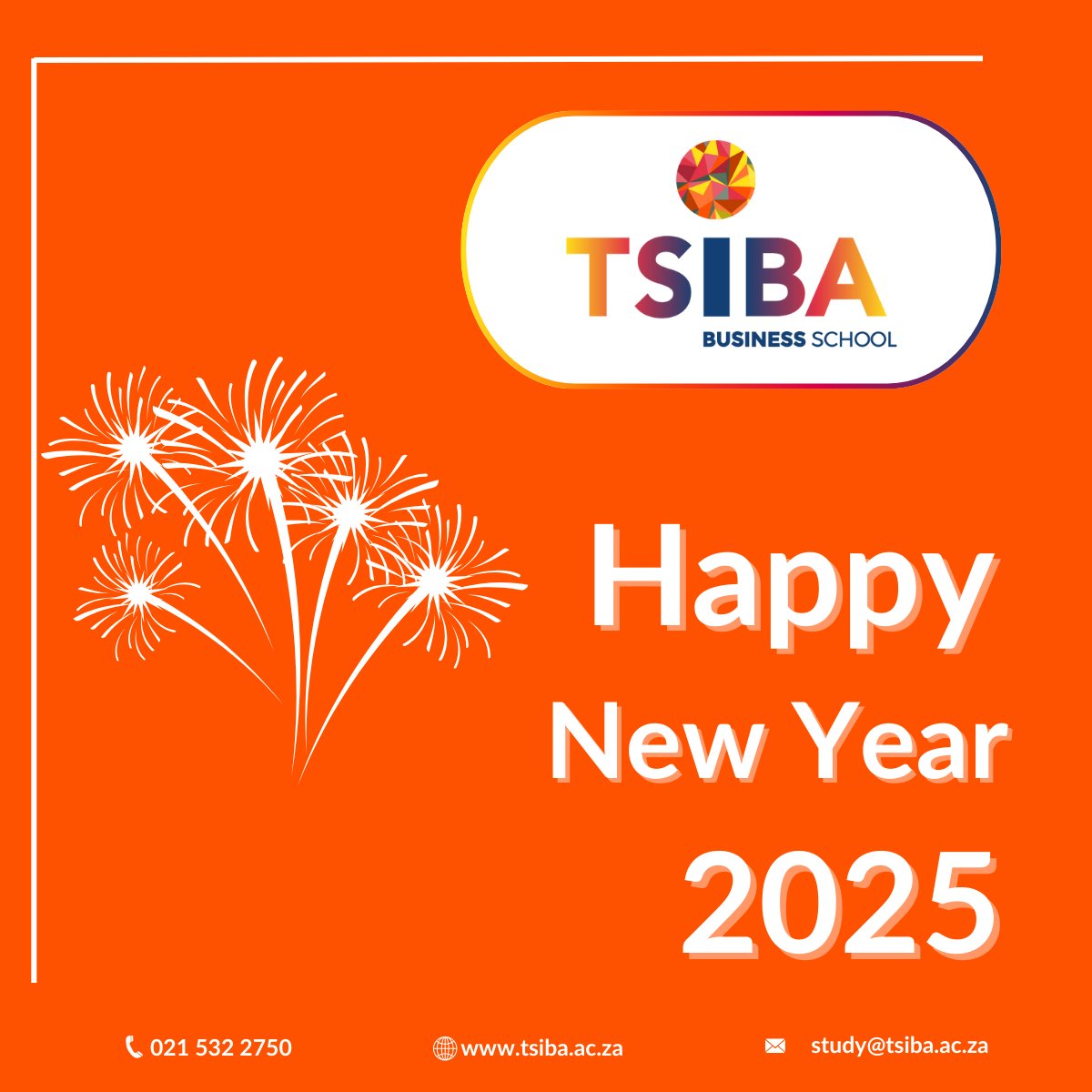 Happy New Year from TSIBA! Cheers to fresh beginnings and exciting opportunities in 2025! Wishing everyone joy and prosperity ahead! 🥂 #HappyNewYear #TSIBA