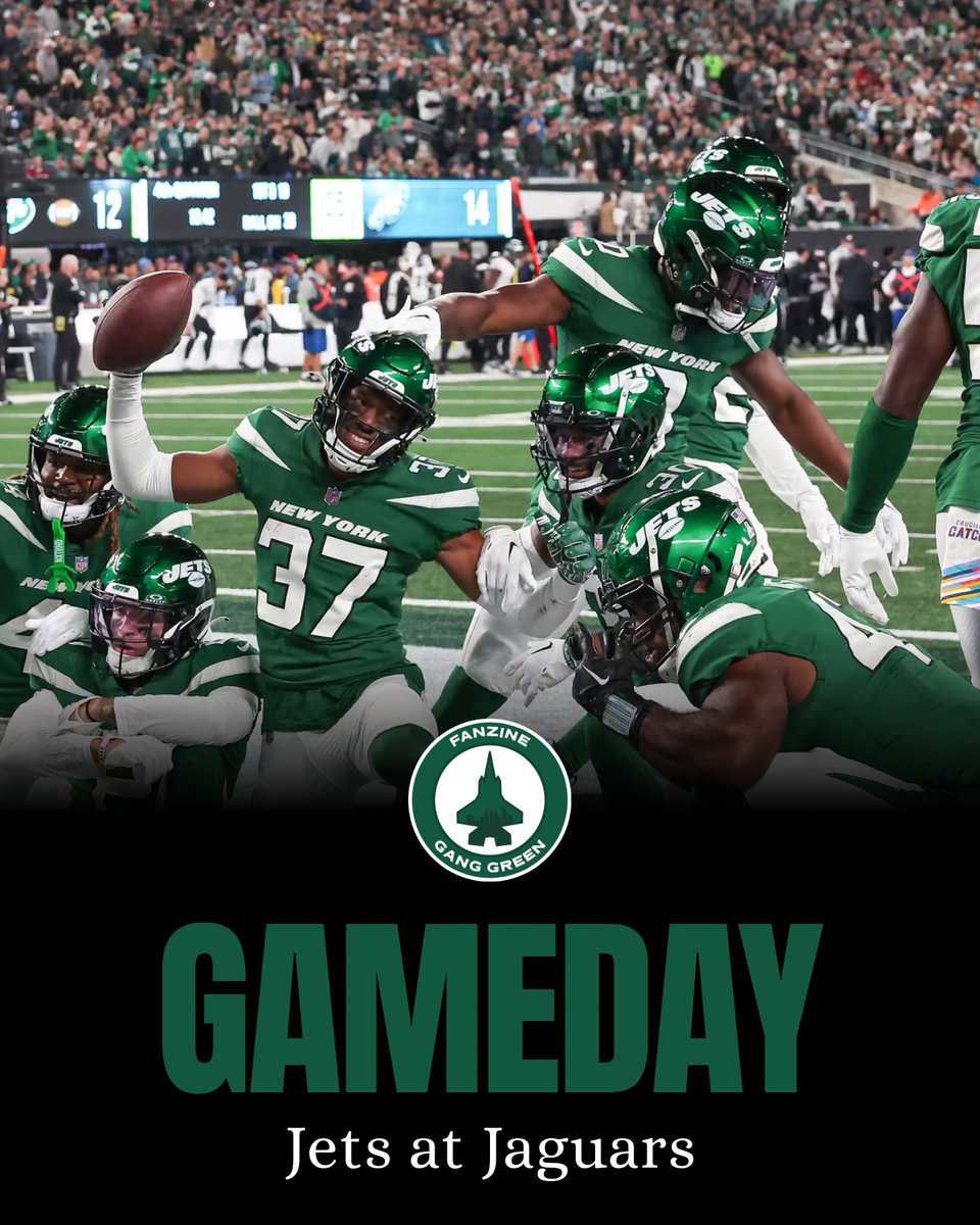 IT'S GAMEDAY‼️

🏈| #Jets @ #Jaguars

Drop your predictions below👇 #JetUp