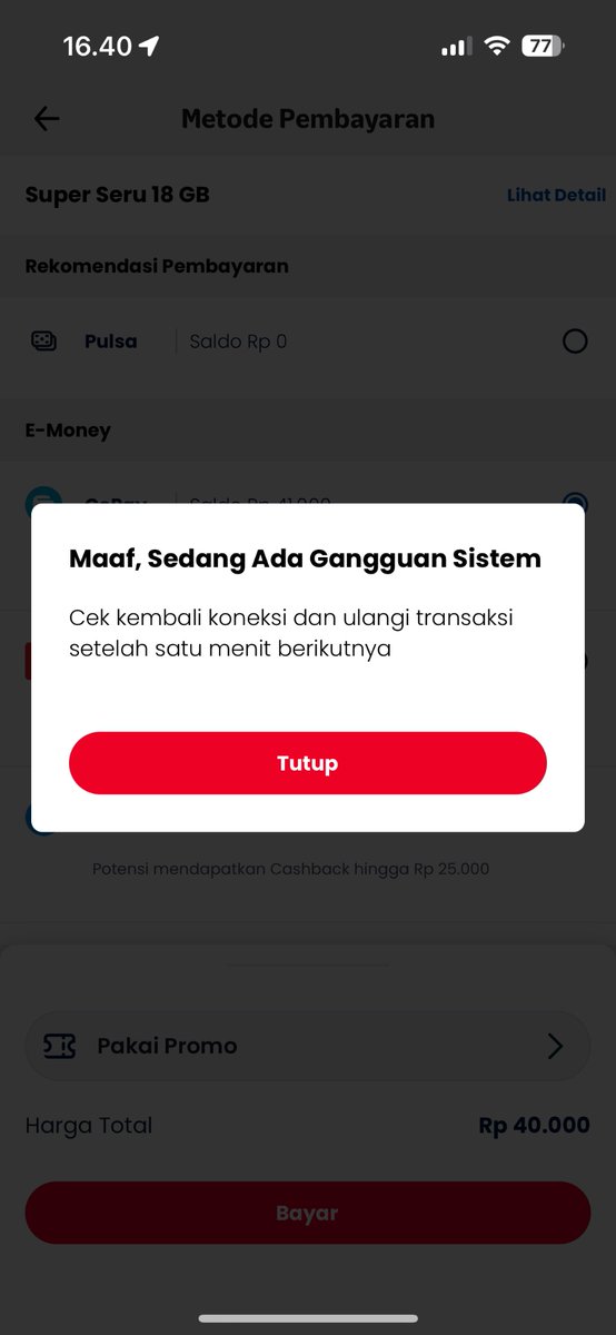 nkatkaaa's tweet photo. @Telkomsel  knpa dr td ga bs buat beli paket ya min? 
Udah diulang berkali2 https://t.co/71mJSHbwD5