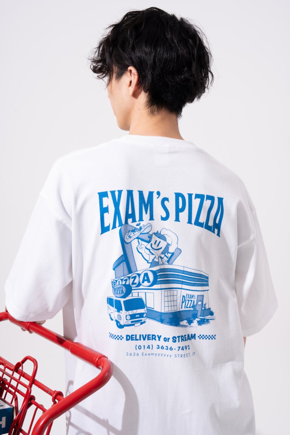Tシャツ・アパレル EXAM's PIZZA STAFF T-SHIRT with mellow EXAM's PIZZA STAFF T-SHIRT – with mellow Store