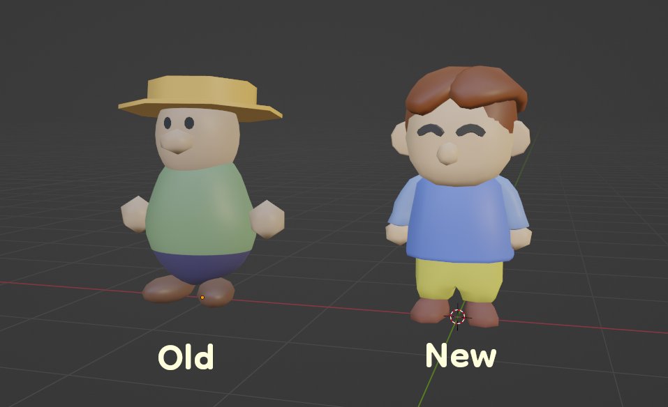 ThinMatrix (@thinmatrix) on Twitter photo Been doing loads of work on the villagers in Homegrown over the last few weeks. Implementing movement, simple animations, a dialogue system, and now I'm working on the models. Still needs further improvement but it's definitely a step up from the old model!
#gamedev Been doing loads of work on the villagers in Homegrown over the last few weeks. Implementing movement, simple animations, a dialogue system, and now I'm working on the models. Still needs further improvement but it's definitely a step up from the old model!
#gamedev