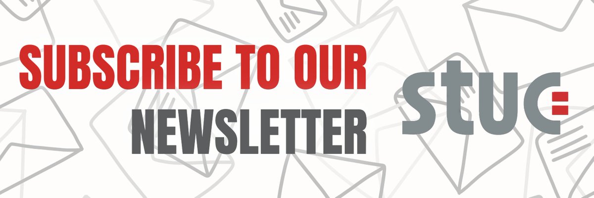ScottishTUC's tweet image. 📨 Don't miss out on the latest news and events from the STUC Join our mailing list below:
eepurl.com/g0SW9z