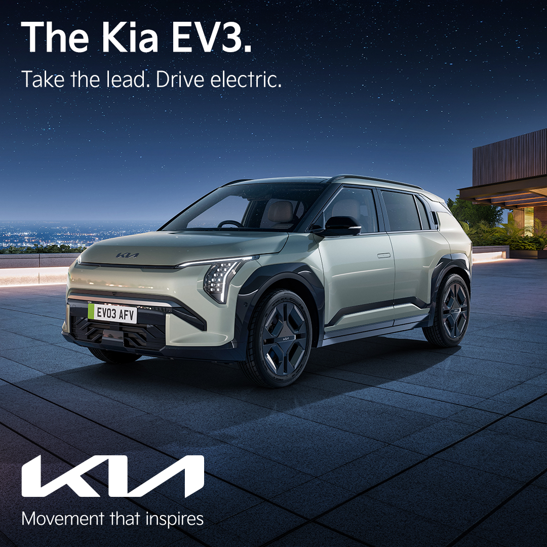 Test drive the Kia EV3 today and experience an intuitive, spacious interior and an extensive mile range. Take the lead. Drive Electric.

Book your test drive with Hawkins Kia Indian Queens or Hayle today - tinyurl.com/4xunv2ff
#KiaUK #EV3 #SUV