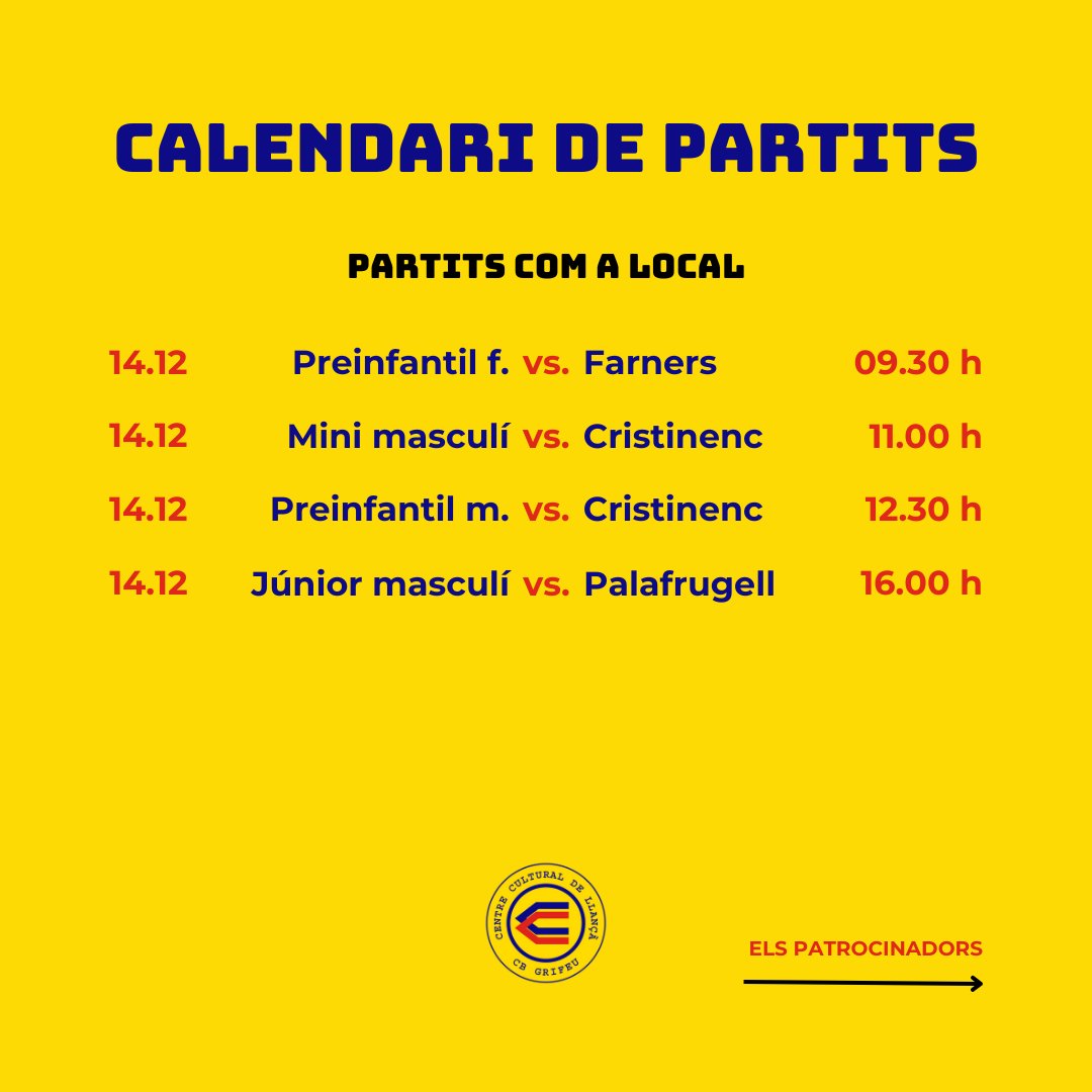 Club Bàsquet Grifeu-Llançà tweet media