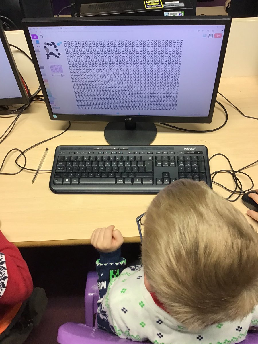 William Morris inspired art in Computing! <a href="/YorkeMead/">Yorke Mead Primary  School</a> #YorkeComputing