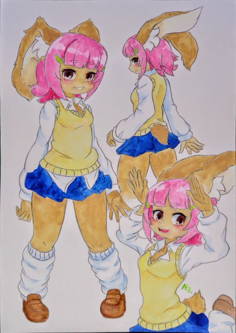 いつものメスケモJKアリスン・キャメル#OC 