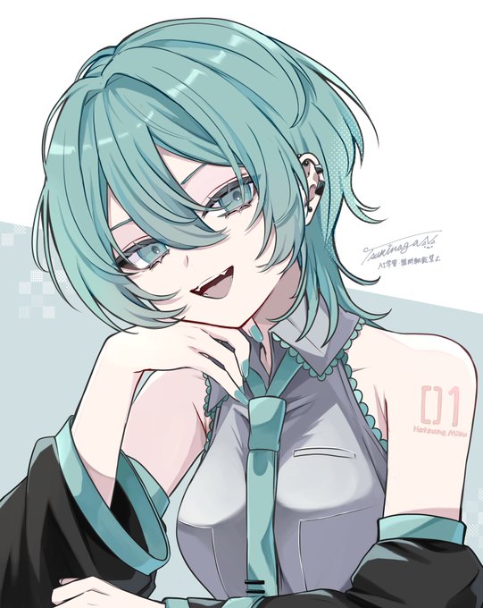 ウルフカットミクちゃんでした! #今年も残りわずかなので今年一番伸び