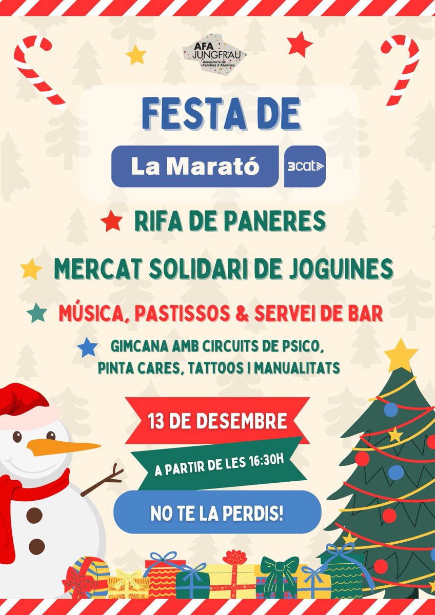 Aquest divendres ens trobem a l’escola. Fem la festa de <a href="/la_marato/">La Marató de 3Cat</a>! Diu molt de tu