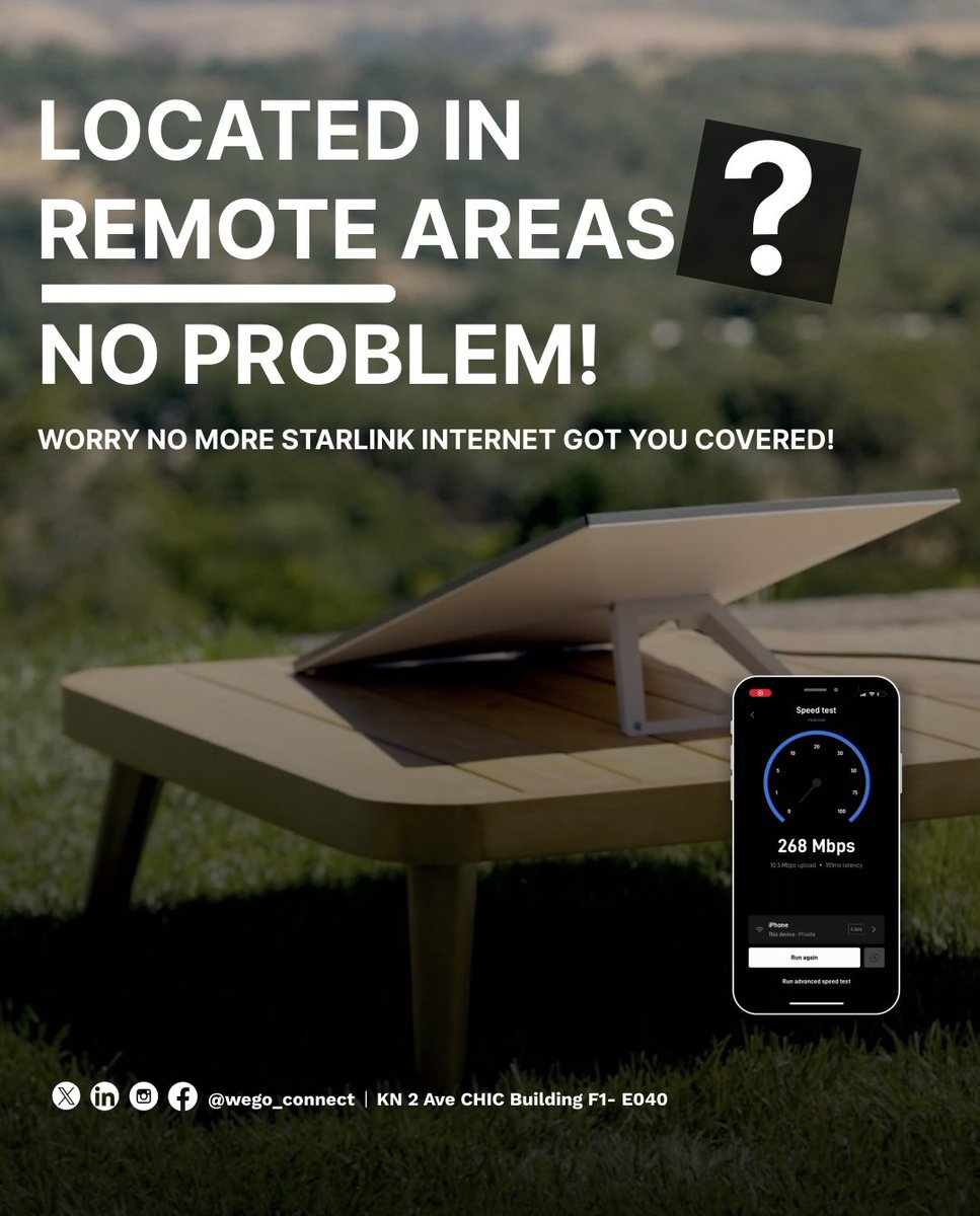Wego Connect (@wegoconnect) on Twitter photo Get connected with confidence! We provide Starlink installation, networking solutions, and ongoing support for a seamless experience.
Contact us today!
Follow us for more updates
<a href="/wego_tronics/">WEGO TRONICS</a> @wego_logistics @wego_connect
Connected
#TechOnTheMove #StarlinkMini #Innovation Get connected with confidence! We provide Starlink installation, networking solutions, and ongoing support for a seamless experience.
Contact us today!
Follow us for more updates
<a href="/wego_tronics/">WEGO TRONICS</a> @wego_logistics @wego_connect
Connected
#TechOnTheMove #StarlinkMini #Innovation