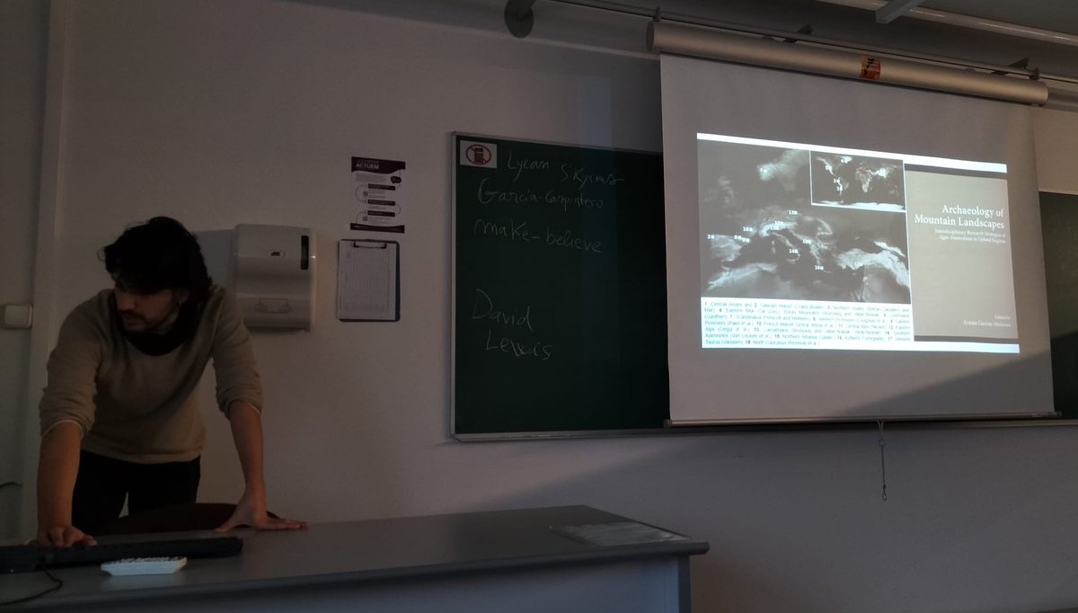 Yesterday, we enjoyed a master class on the application of #GIS in the high #mountains, given by <a href="/ArkiThe/">Arnau Carbonell-Puigventós</a>, in the Digital Cartography subject taught by <a href="/Geografia_UAB/">Geografia UAB</a> in the #Archaeology degree. We are very happy with this collaboration! <a href="/ICAC_cat/">ICAC-CERCA, Institut Català d'Arqueologia Clàssica</a> #SomCERCA