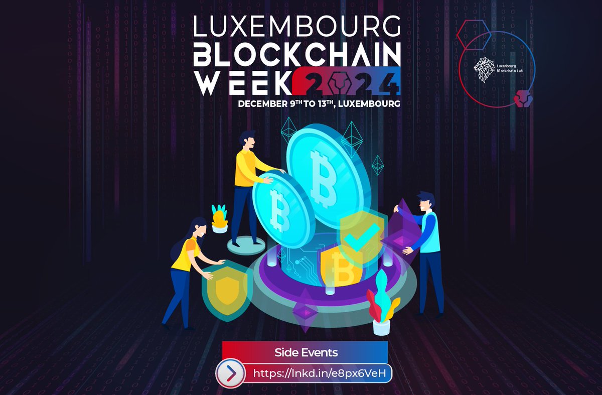 ⭐Side events⭐️

After 3 intense days at #LBW24 at the <a href="/ccluxembourg/">Chambre de Commerce du Luxembourg</a>, the week continues with opportunities not to be missed!

👉Register now: lnkd.in/e8px6VeH

This is the opportunity to deepen your knowledge, expand your #network and discover the latest innovations.🌐