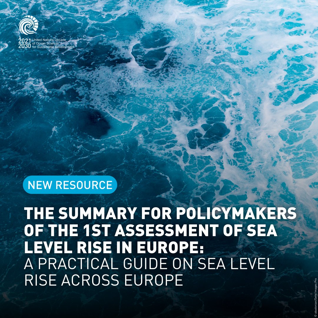 UN Ocean Decade (@unoceandecade) on Twitter photo New #OceanDecade resource by <a href="/jpioceans/">JPI Oceans</a> <a href="/JPIClimate/">JPI Climate & MAGICA</a>: The Summary for Policymakers of the 1st Assessment on sea level rise in Europe is a practical guide for policymakers and coastal stakeholders navigating the challenges of sea level rise in Europe.
π ow.ly/auMp50Up90j New #OceanDecade resource by <a href="/jpioceans/">JPI Oceans</a> <a href="/JPIClimate/">JPI Climate & MAGICA</a>: The Summary for Policymakers of the 1st Assessment on sea level rise in Europe is a practical guide for policymakers and coastal stakeholders navigating the challenges of sea level rise in Europe.
π ow.ly/auMp50Up90j
