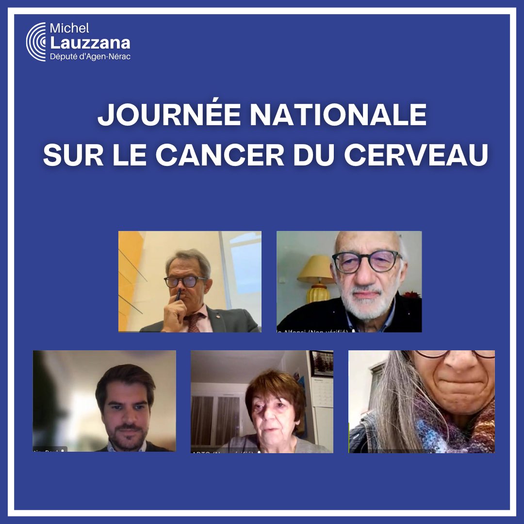 5 886 nouveaux cas par an en France.

Quelques jours après la Journée nationale contre le cancer du cerveau, j’ai tenu à échanger avec un collectif d’associations.

Merci pour vos propositions afin de faire avancer la recherche et d’améliorer la prise en charge de ces cancers.