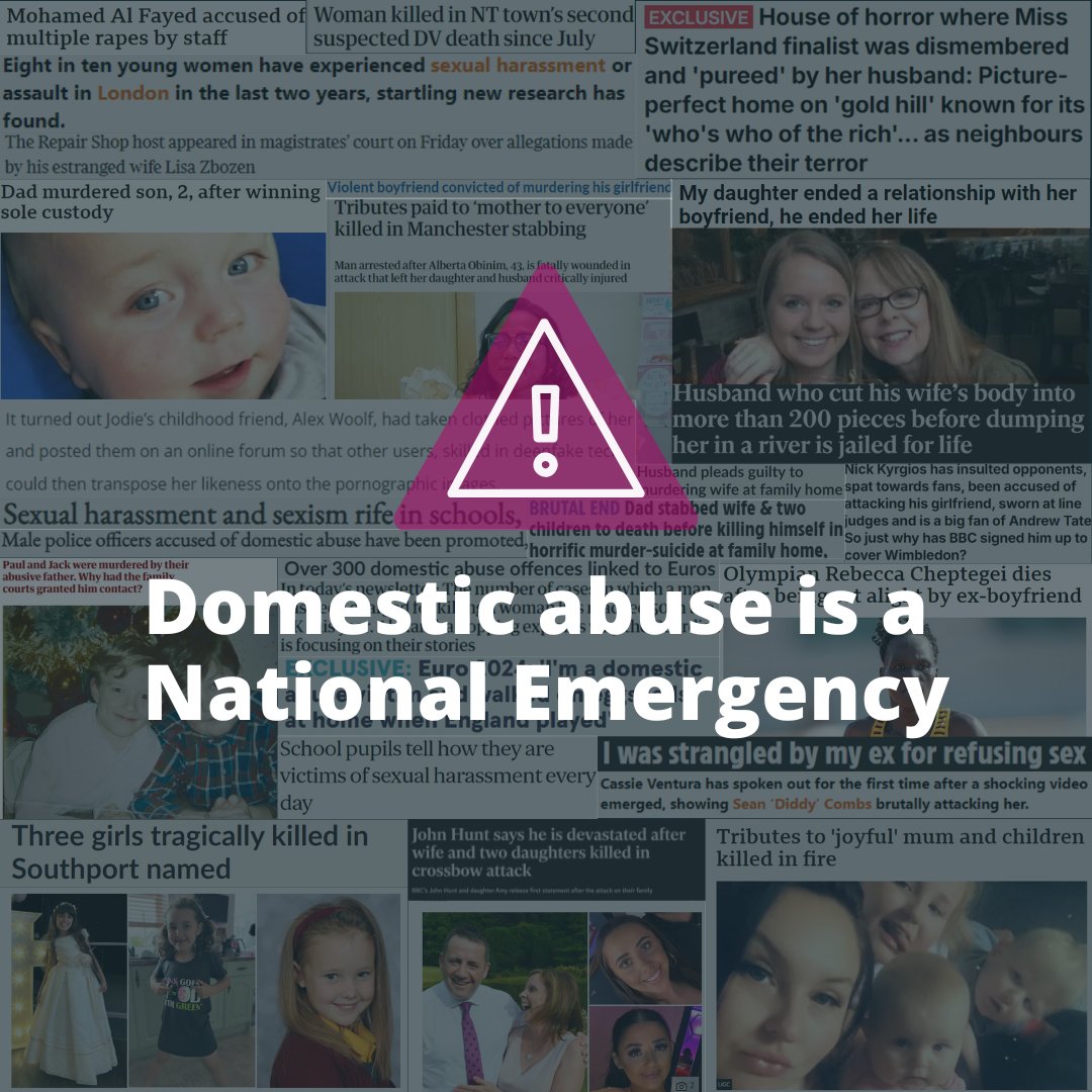 Every week a woman loses her life at the hands of a partner or ex. While some stories make headlines, many more go untold. This harsh reality is a national emergency that must be taken seriously. We can’t ignore the epidemic of violence against women and children any longer.